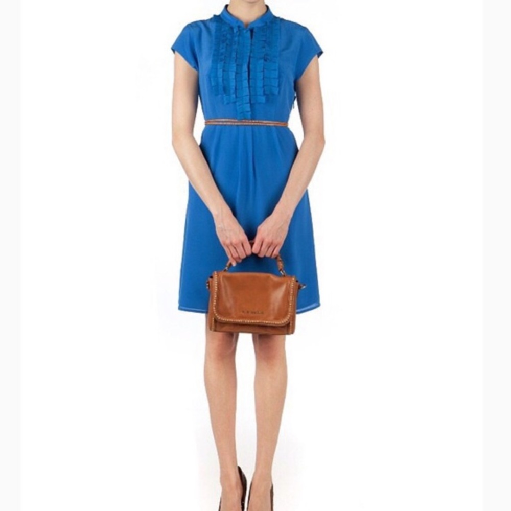 Ted Baker Gusadi Blue Pleated Dress